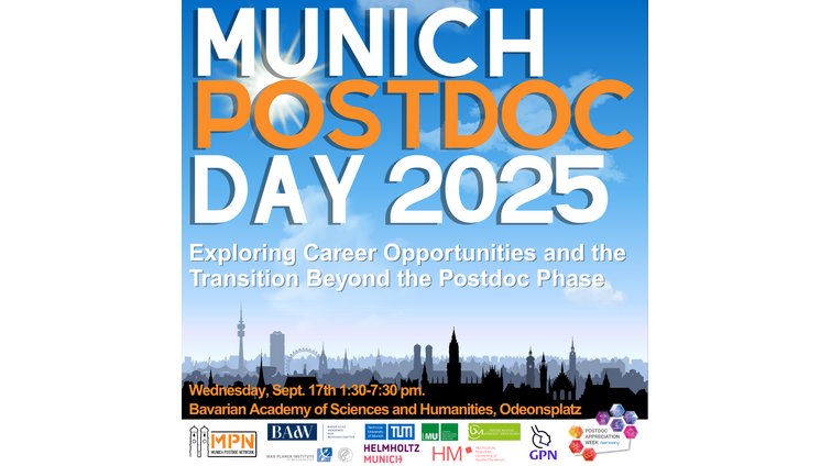 Register now to attend the Munich Postdoc Day 2025!